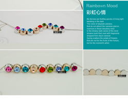 彩虹心情，甜美隨行 荻爾赫曼水晶項鏈引領時尚新風尚
